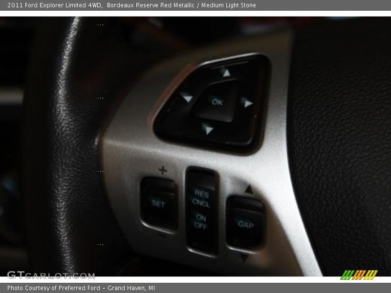 Bordeaux Reserve Red Metallic / Medium Light Stone 2011 Ford Explorer Limited 4WD