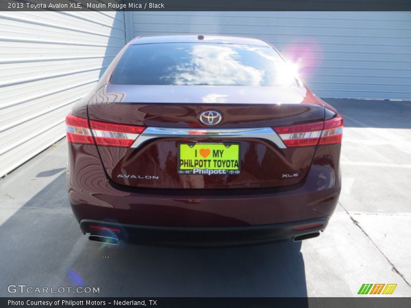 Moulin Rouge Mica / Black 2013 Toyota Avalon XLE