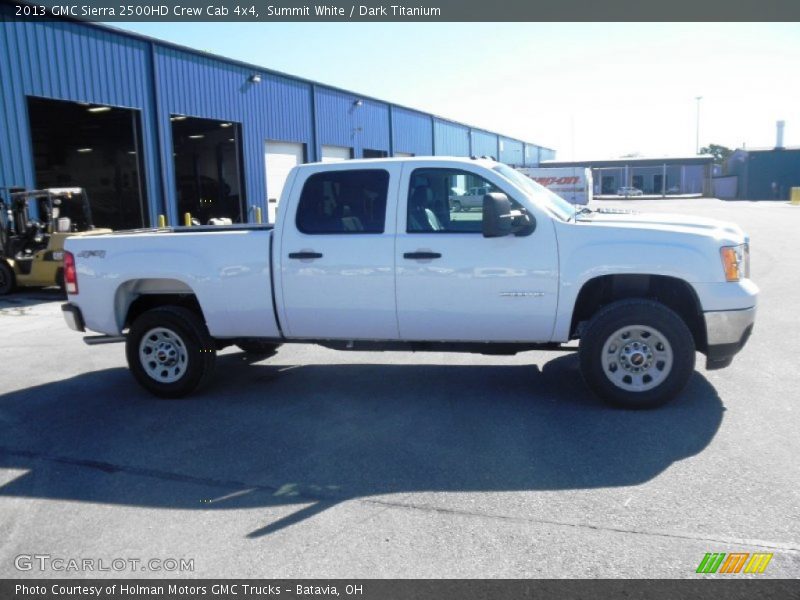 Summit White / Dark Titanium 2013 GMC Sierra 2500HD Crew Cab 4x4