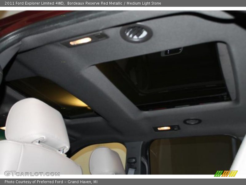 Bordeaux Reserve Red Metallic / Medium Light Stone 2011 Ford Explorer Limited 4WD