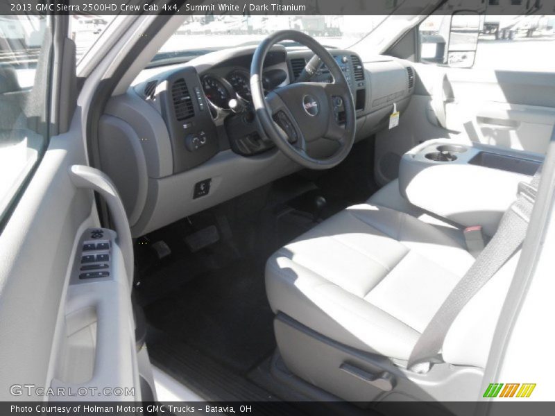 Summit White / Dark Titanium 2013 GMC Sierra 2500HD Crew Cab 4x4
