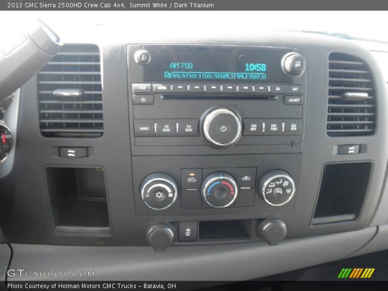 Summit White / Dark Titanium 2013 GMC Sierra 2500HD Crew Cab 4x4