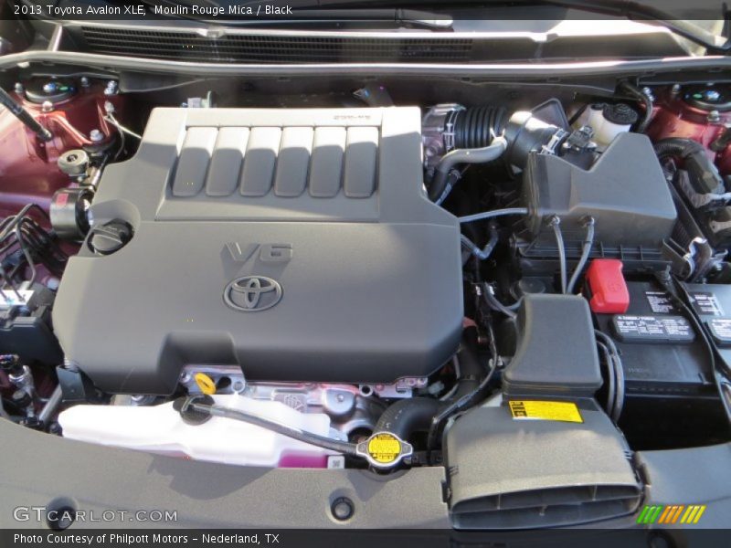 Moulin Rouge Mica / Black 2013 Toyota Avalon XLE