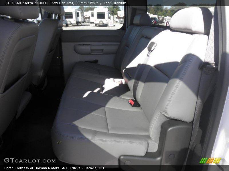 Summit White / Dark Titanium 2013 GMC Sierra 2500HD Crew Cab 4x4