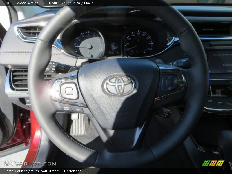 Moulin Rouge Mica / Black 2013 Toyota Avalon XLE