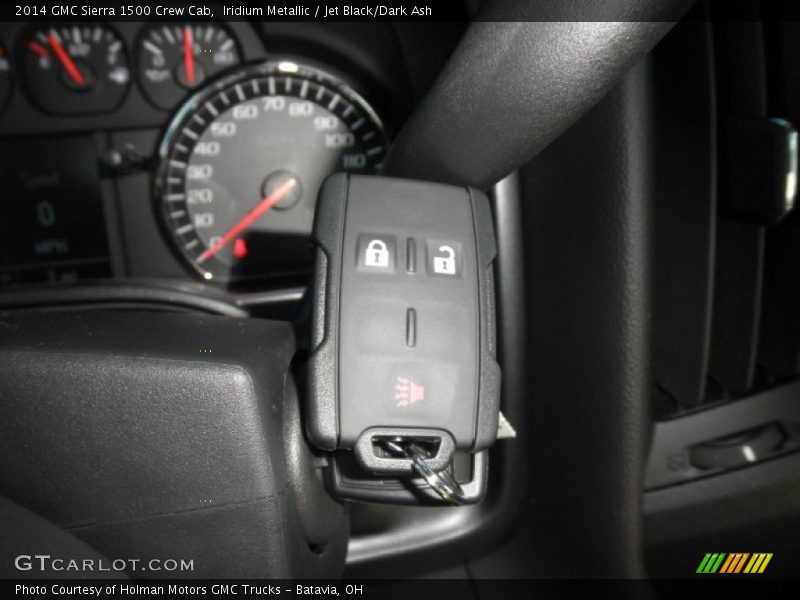 Iridium Metallic / Jet Black/Dark Ash 2014 GMC Sierra 1500 Crew Cab