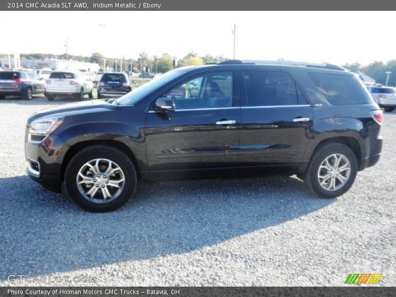Iridium Metallic / Ebony 2014 GMC Acadia SLT AWD