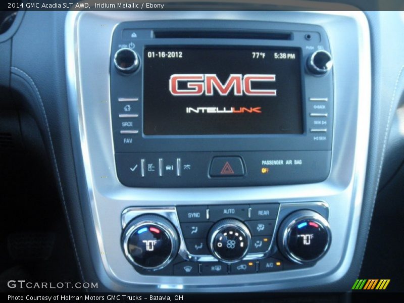 Iridium Metallic / Ebony 2014 GMC Acadia SLT AWD