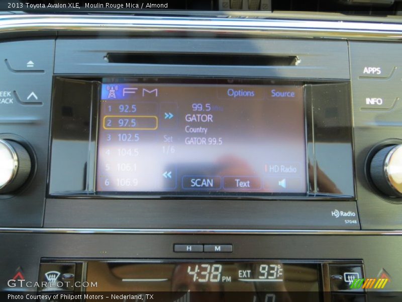 Moulin Rouge Mica / Almond 2013 Toyota Avalon XLE