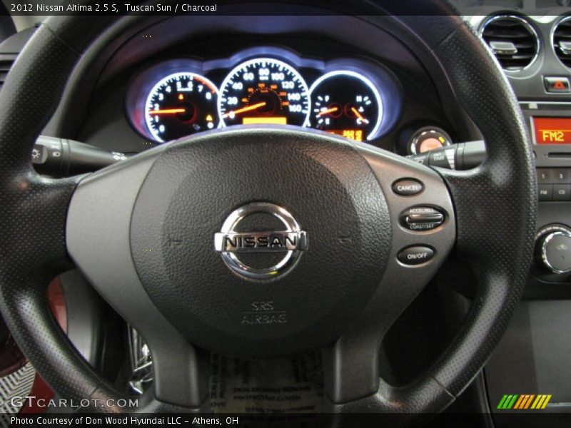 Tuscan Sun / Charcoal 2012 Nissan Altima 2.5 S