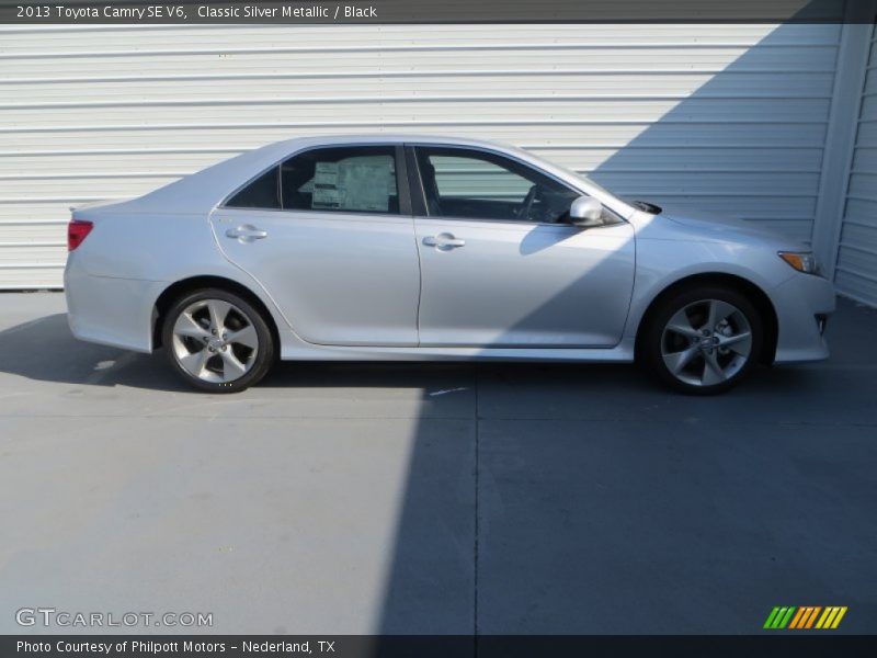 Classic Silver Metallic / Black 2013 Toyota Camry SE V6