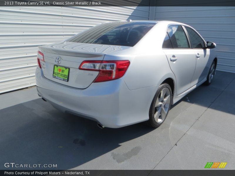Classic Silver Metallic / Black 2013 Toyota Camry SE V6