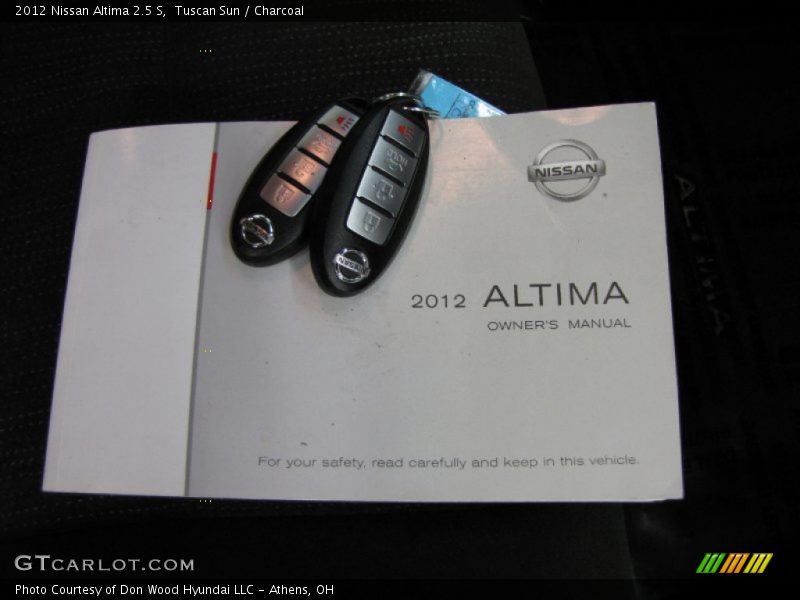 Tuscan Sun / Charcoal 2012 Nissan Altima 2.5 S