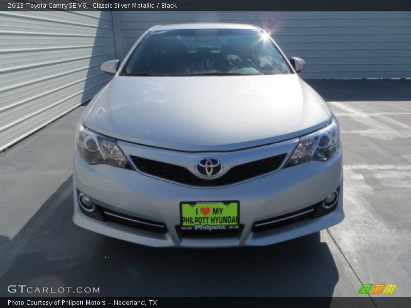 Classic Silver Metallic / Black 2013 Toyota Camry SE V6
