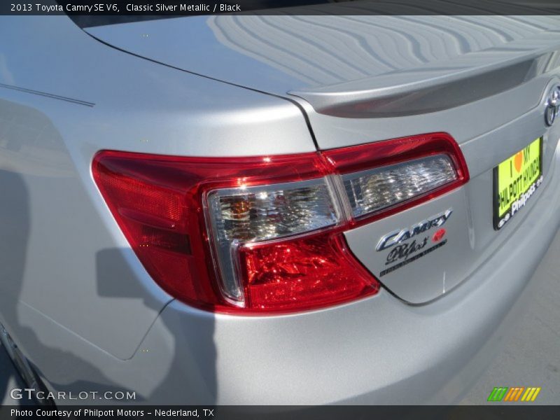 Classic Silver Metallic / Black 2013 Toyota Camry SE V6