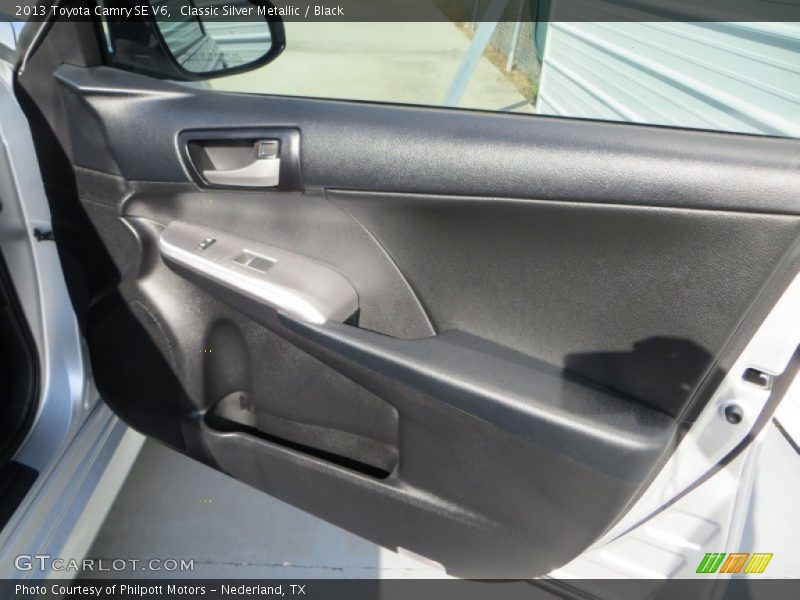Classic Silver Metallic / Black 2013 Toyota Camry SE V6