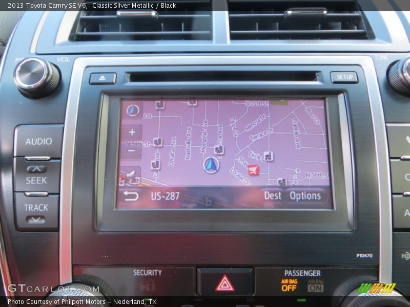 Classic Silver Metallic / Black 2013 Toyota Camry SE V6