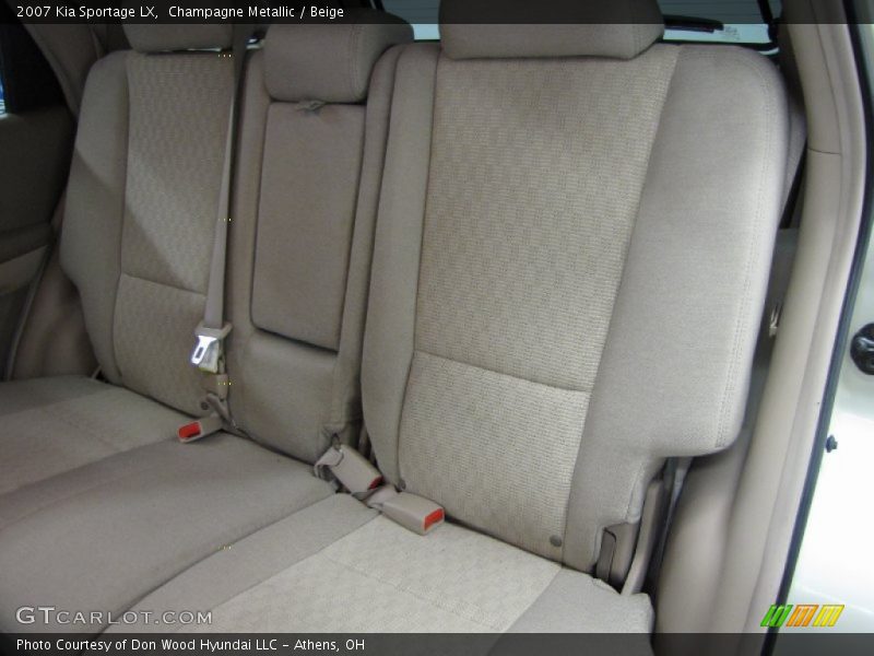 Champagne Metallic / Beige 2007 Kia Sportage LX