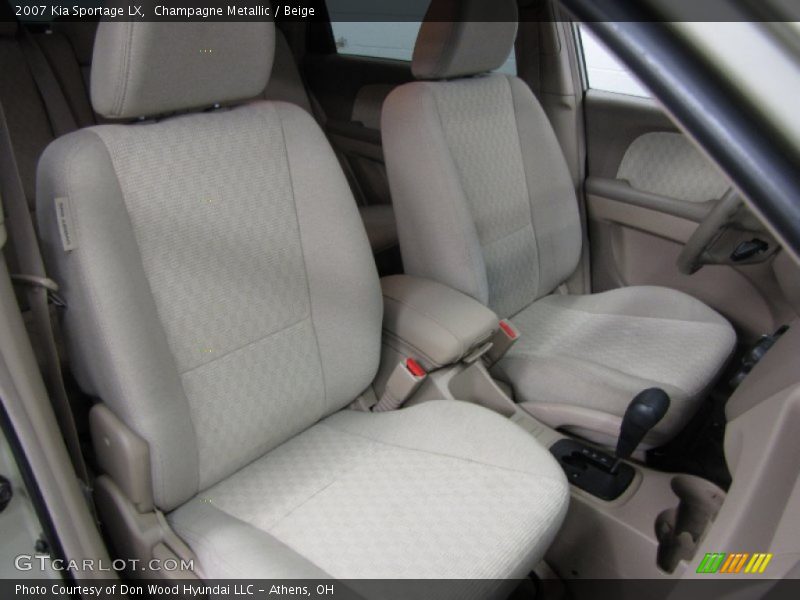 Champagne Metallic / Beige 2007 Kia Sportage LX