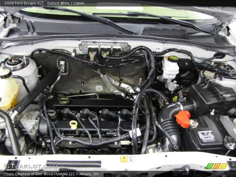 Oxford White / Camel 2009 Ford Escape XLT