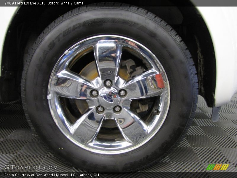 Oxford White / Camel 2009 Ford Escape XLT