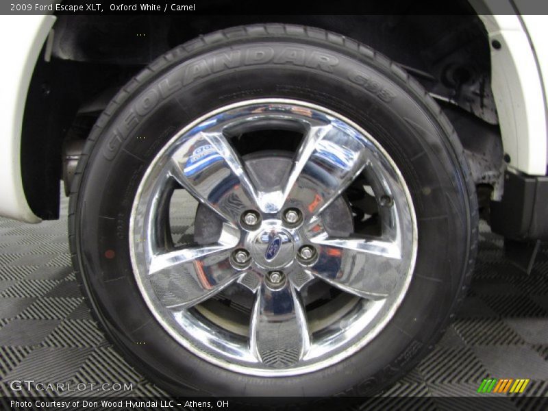 Oxford White / Camel 2009 Ford Escape XLT