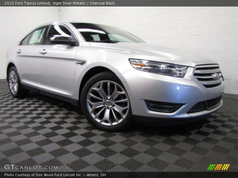 Ingot Silver Metallic / Charcoal Black 2013 Ford Taurus Limited