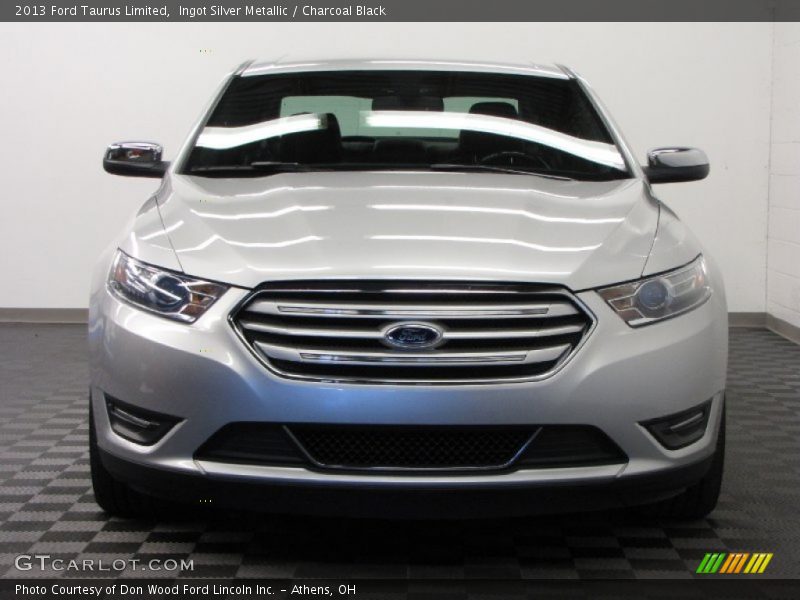 Ingot Silver Metallic / Charcoal Black 2013 Ford Taurus Limited