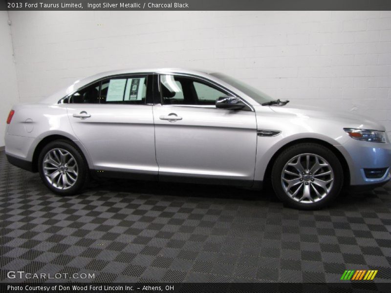 Ingot Silver Metallic / Charcoal Black 2013 Ford Taurus Limited