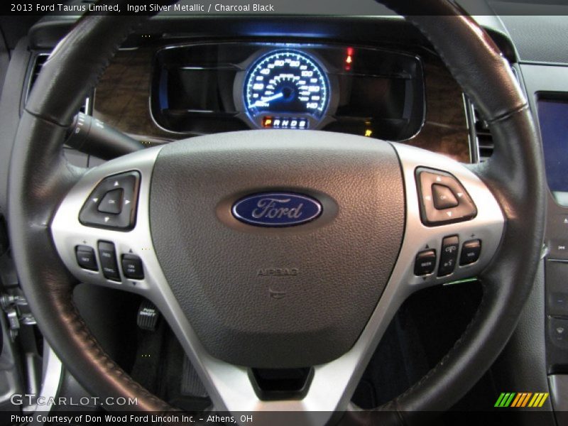Ingot Silver Metallic / Charcoal Black 2013 Ford Taurus Limited