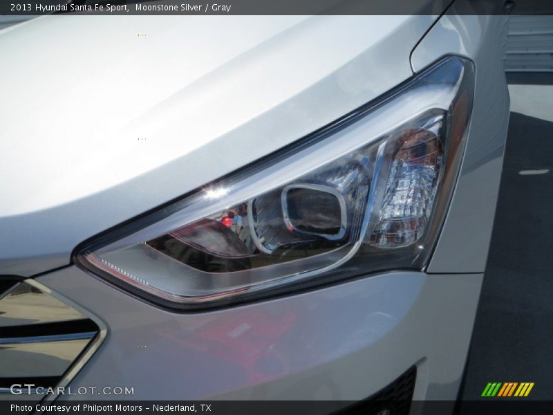 Moonstone Silver / Gray 2013 Hyundai Santa Fe Sport