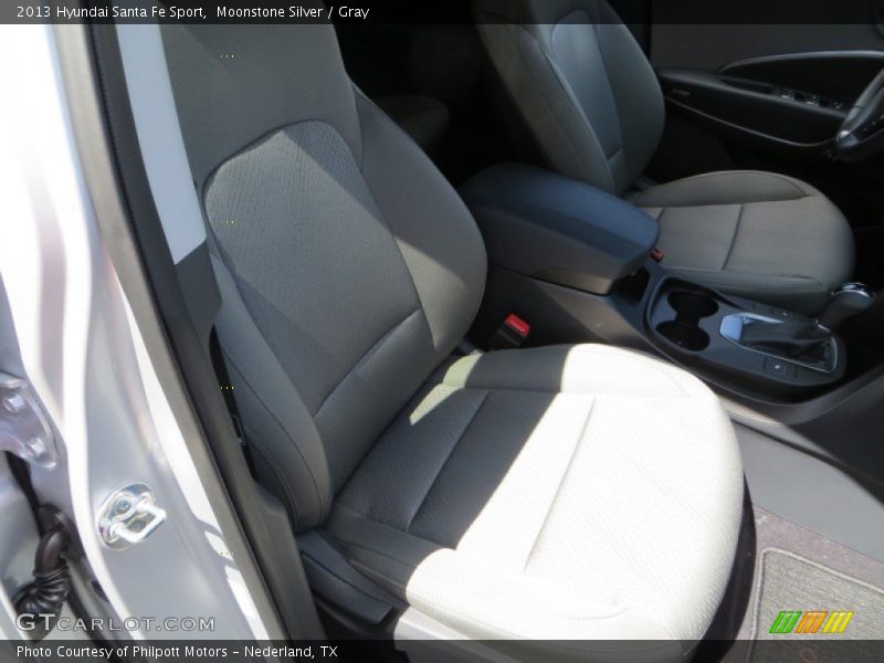 Moonstone Silver / Gray 2013 Hyundai Santa Fe Sport