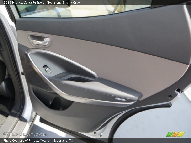 Moonstone Silver / Gray 2013 Hyundai Santa Fe Sport
