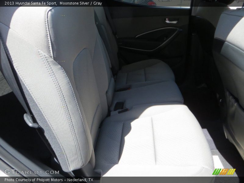 Moonstone Silver / Gray 2013 Hyundai Santa Fe Sport