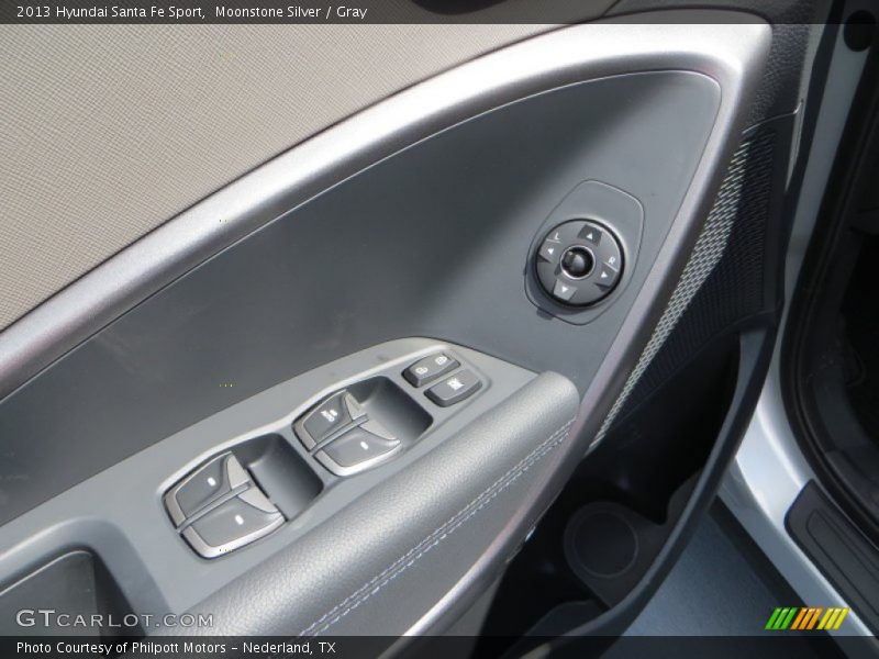 Moonstone Silver / Gray 2013 Hyundai Santa Fe Sport