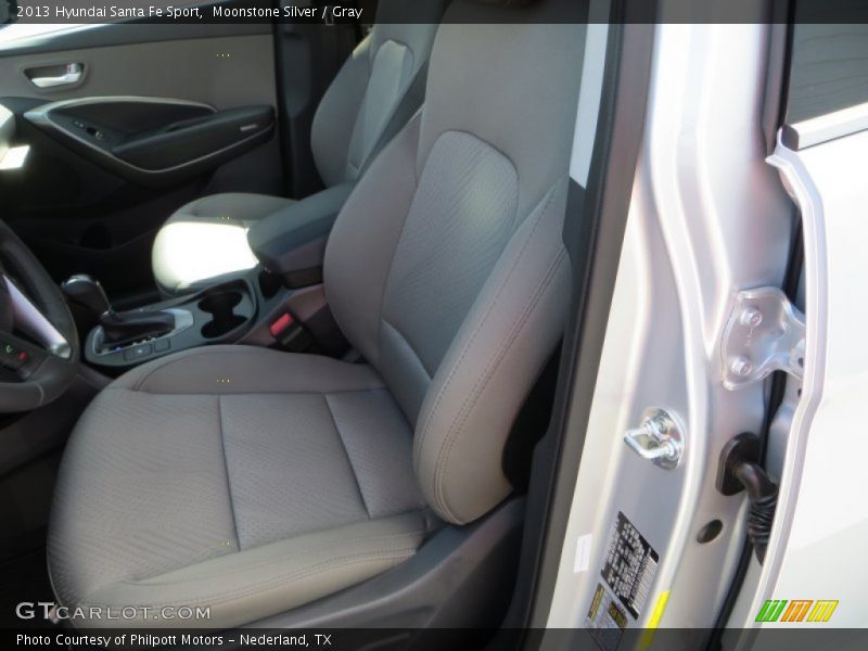 Moonstone Silver / Gray 2013 Hyundai Santa Fe Sport