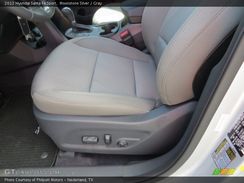 Moonstone Silver / Gray 2013 Hyundai Santa Fe Sport