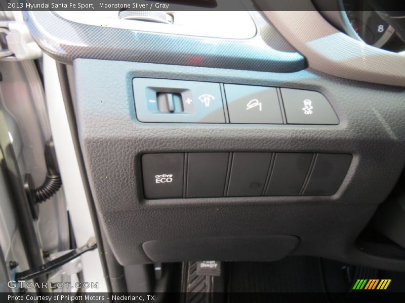 Moonstone Silver / Gray 2013 Hyundai Santa Fe Sport