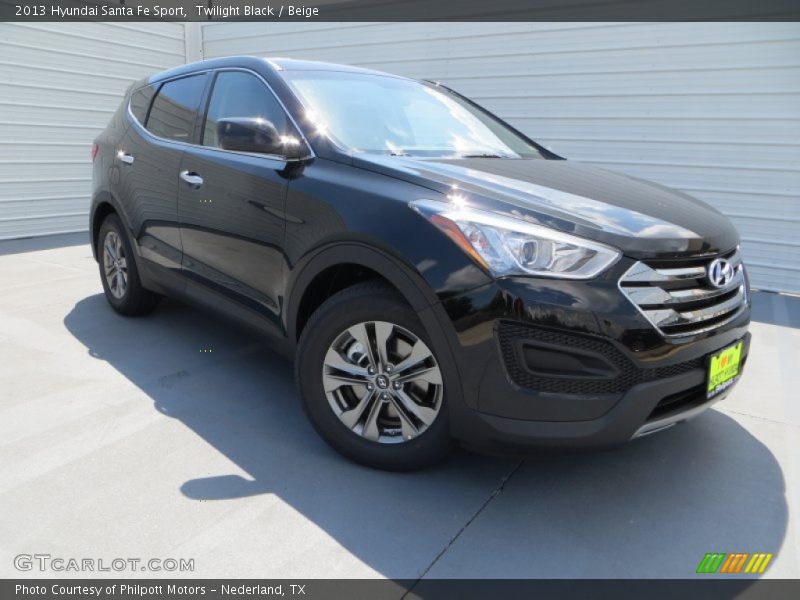 Twilight Black / Beige 2013 Hyundai Santa Fe Sport