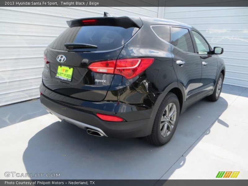 Twilight Black / Beige 2013 Hyundai Santa Fe Sport