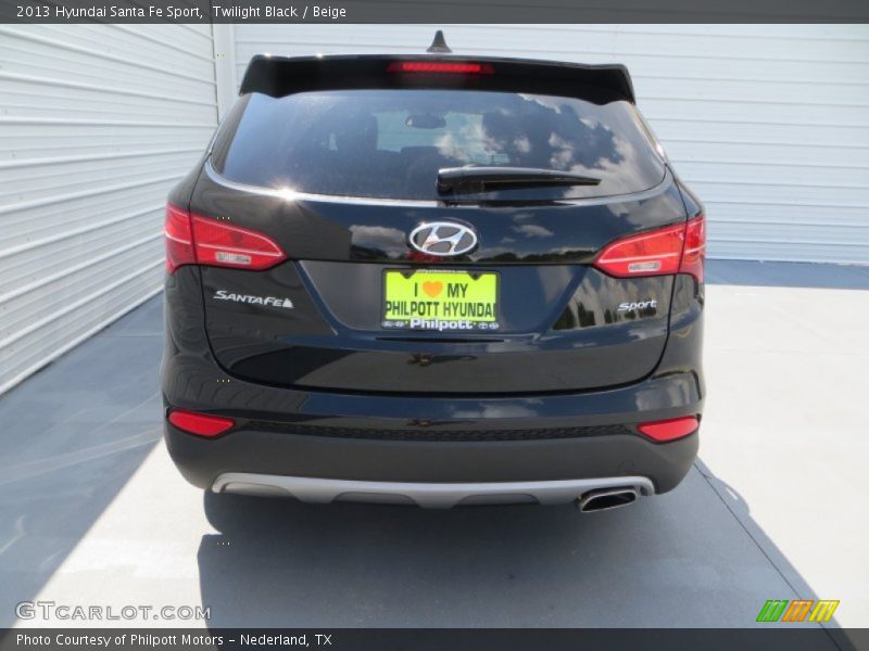 Twilight Black / Beige 2013 Hyundai Santa Fe Sport