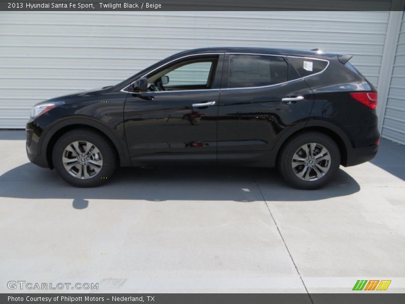 Twilight Black / Beige 2013 Hyundai Santa Fe Sport