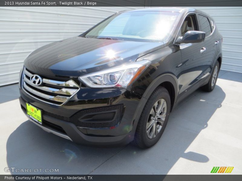 Twilight Black / Beige 2013 Hyundai Santa Fe Sport