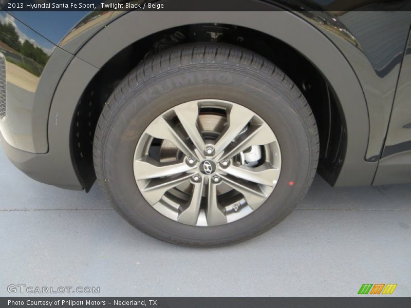 Twilight Black / Beige 2013 Hyundai Santa Fe Sport