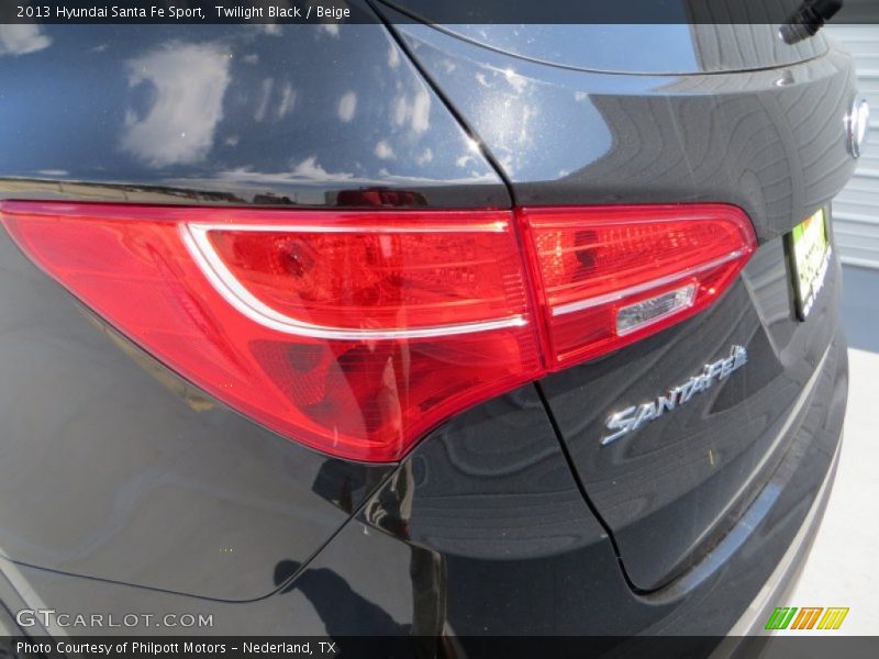 Twilight Black / Beige 2013 Hyundai Santa Fe Sport