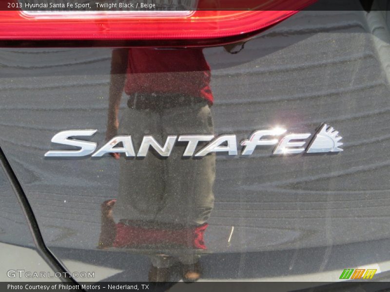 Twilight Black / Beige 2013 Hyundai Santa Fe Sport