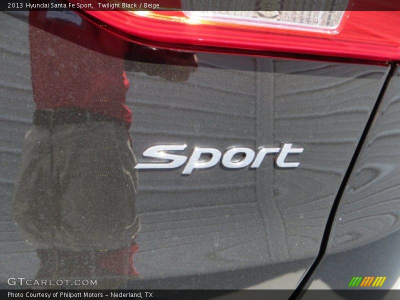 Twilight Black / Beige 2013 Hyundai Santa Fe Sport