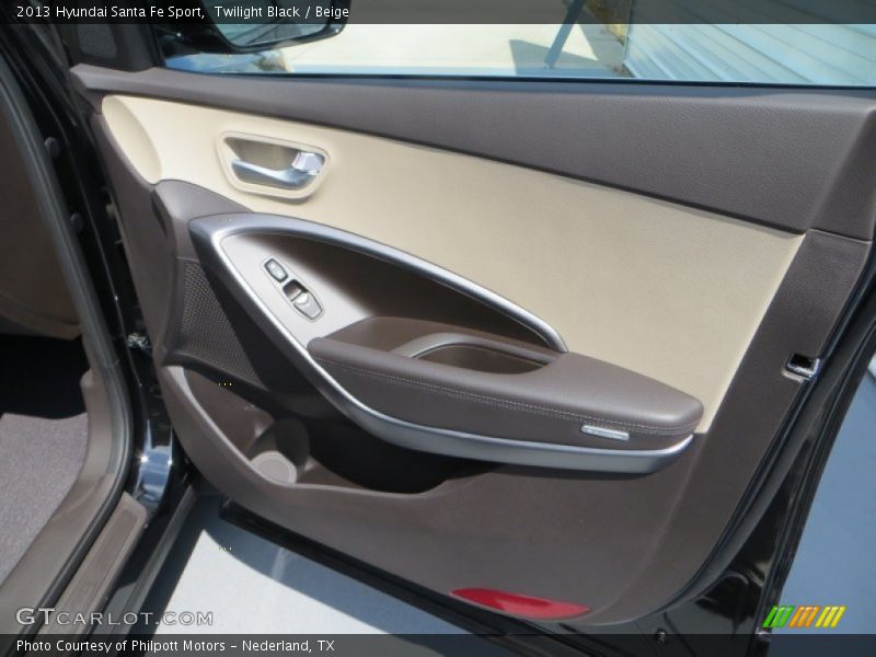 Twilight Black / Beige 2013 Hyundai Santa Fe Sport