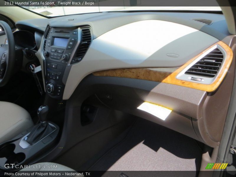 Twilight Black / Beige 2013 Hyundai Santa Fe Sport
