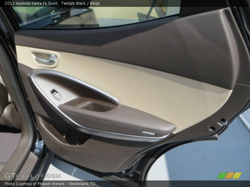 Twilight Black / Beige 2013 Hyundai Santa Fe Sport